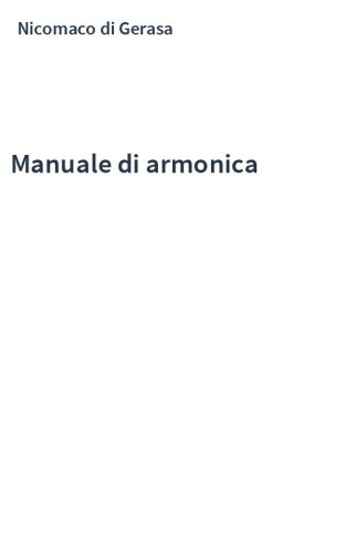 Manuale di armonica