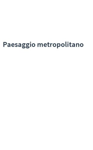 Paesaggio metropolitano