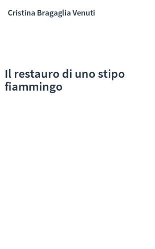 Il restauro di uno stipo fiammingo