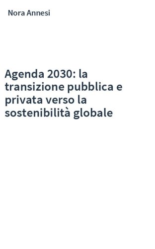 Agenda 2030: la transizione pubblica e privata verso la sostenibilità globale