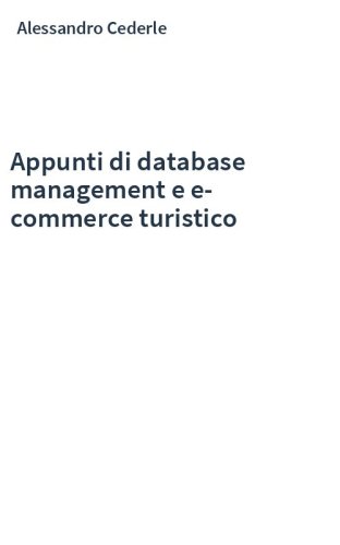Appunti di database management e e-commerce turistico