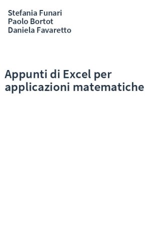 Appunti di Excel per applicazioni matematiche