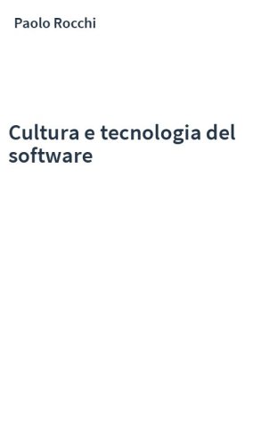 Cultura e tecnologia del software