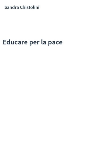 Educare per la pace