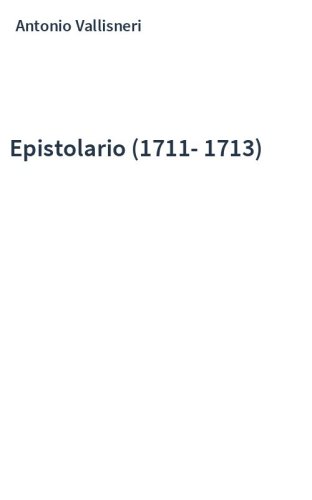 Epistolario (1711-1713)