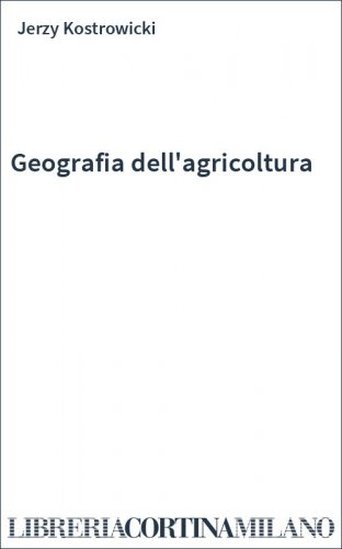 Geografia dell'agricoltura