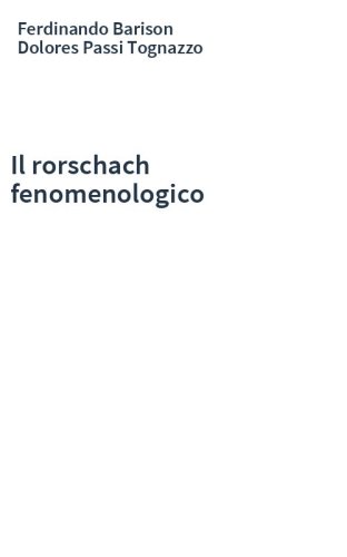 Il rorschach fenomenologico