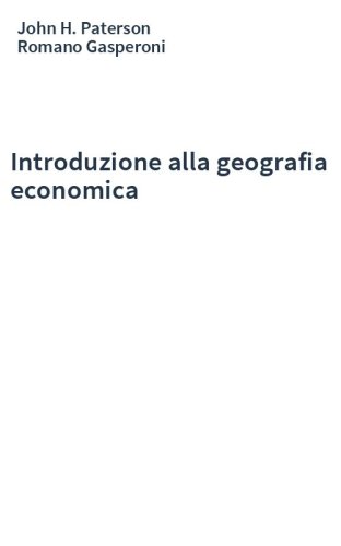 Introduzione alla geografia economica
