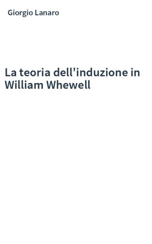 La teoria dell'induzione in William Whewell