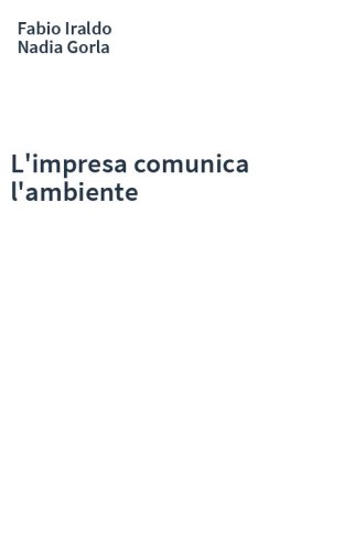 L'impresa comunica l'ambiente