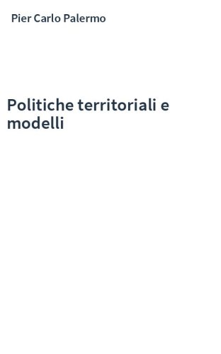 Politiche territoriali e modelli