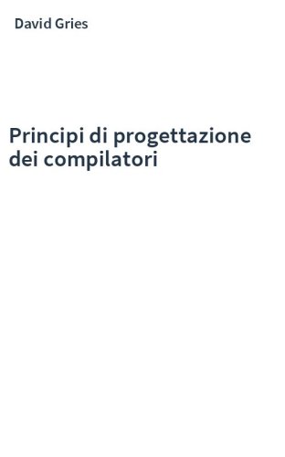 Principi di progettazione dei compilatori