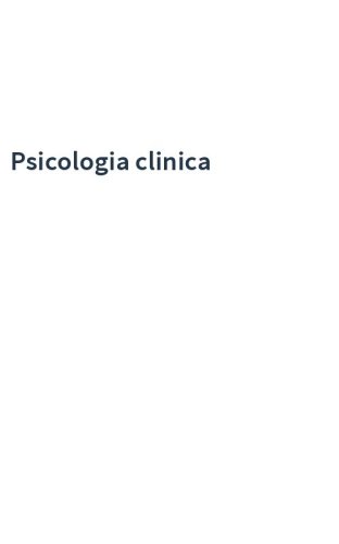 Psicologia clinica