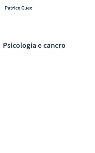 Psicologia e cancro