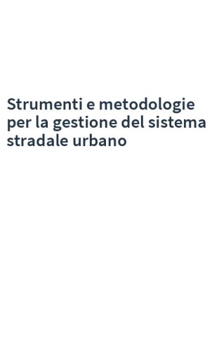 Strumenti e metodologie per la gestione del sistema stradale urbano