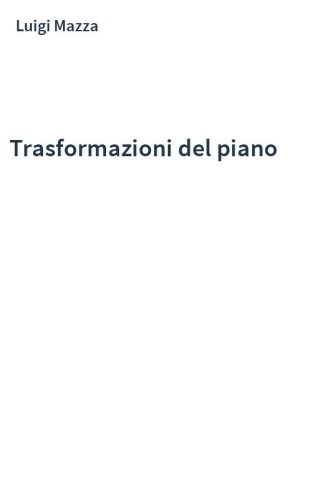 Trasformazioni del piano