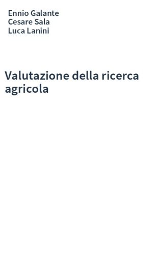 Valutazione della ricerca agricola