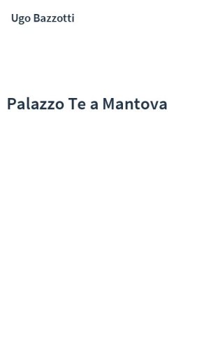 Palazzo Te a Mantova
