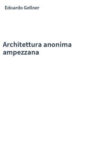 Architettura anonima ampezzana