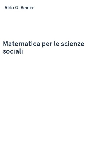 Matematica per le scienze sociali