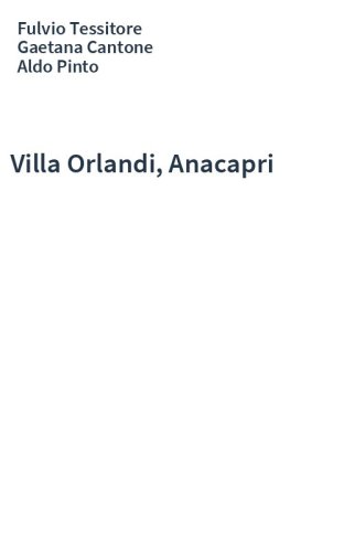 Villa Orlandi, Anacapri