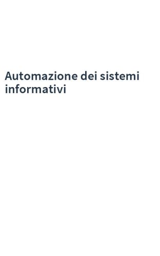 Automazione dei sistemi informativi