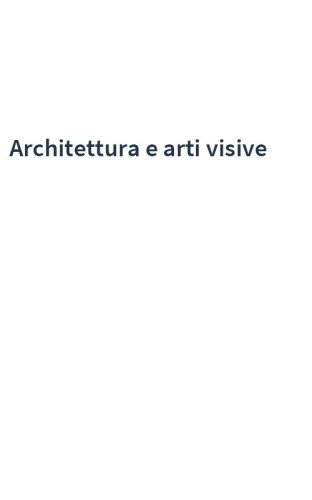 Architettura e arti visive