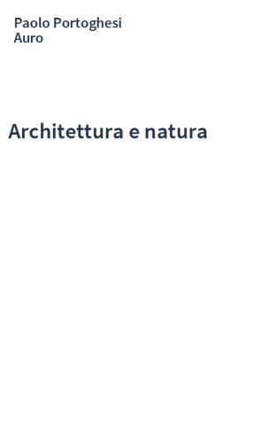 Architettura e natura
