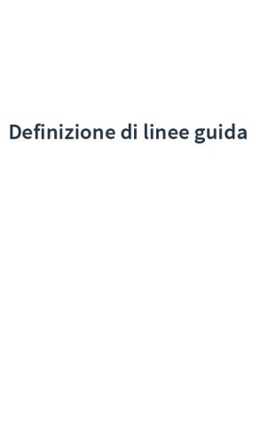 Definizione di linee guida