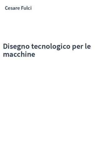 Disegno tecnologico per le macchine