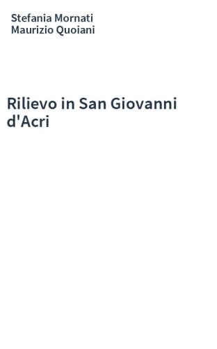 Rilievo in San Giovanni d'Acri