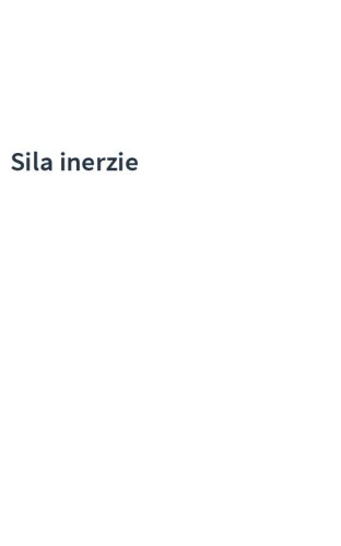 Sila inerzie