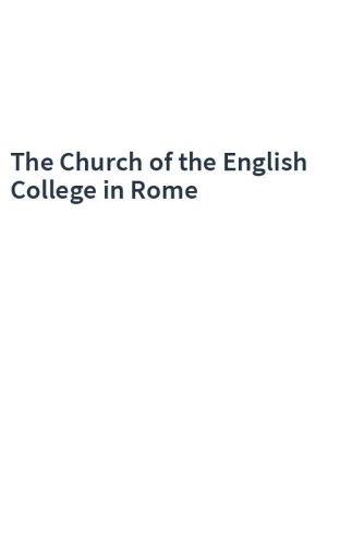 The Church of the English College in Rome