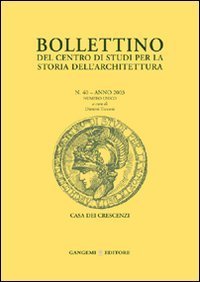 Bollettino del Centro di studi per la storia dell'architettura
