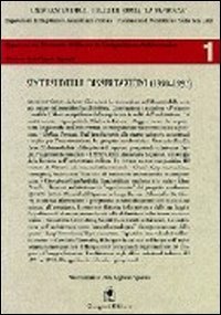 Sintesi delle Dissertazioni (1990-1992) del Dipartimento di progettazione architettonica e urbana, Università di Roma «La Sapienza»