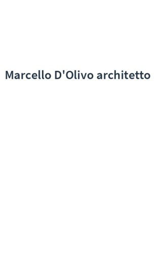 Marcello D'Olivo architetto