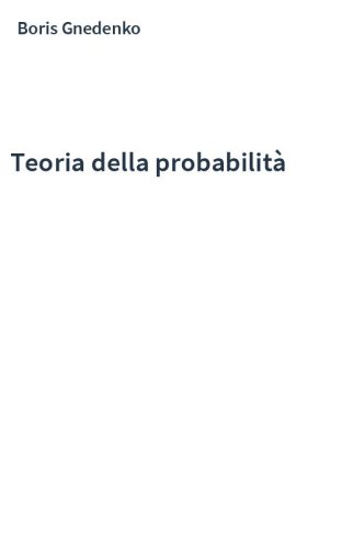 Teoria della probabilità