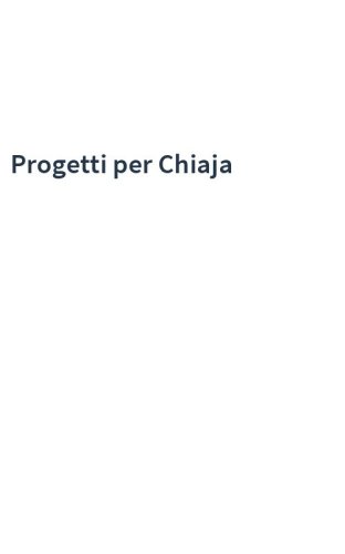 Progetti per Chiaja