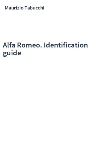Alfa Romeo. Identification guide