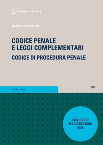 Codice penale Magistratura 2026 con addenda
