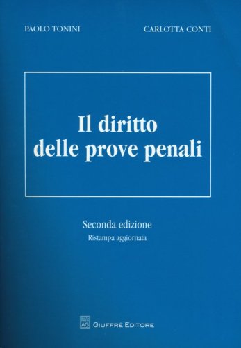 Il diritto delle prove penali