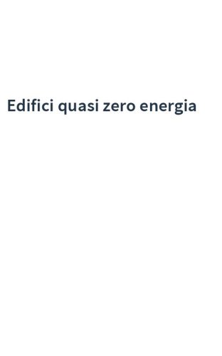 Edifici quasi zero energia