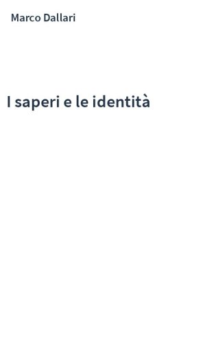 I saperi e le identità