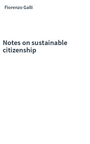 Notes on sustainable citizenship