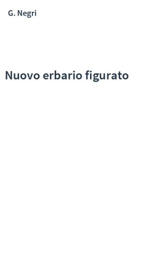 Nuovo erbario figurato