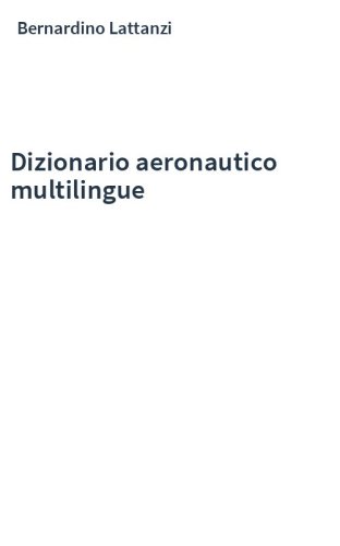 Dizionario aeronautico multilingue