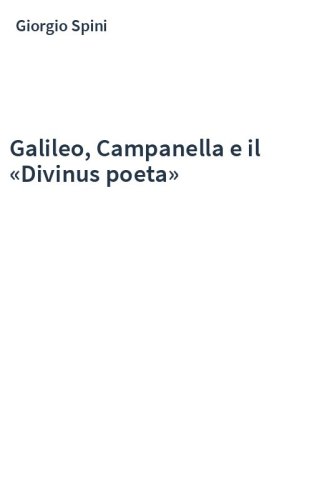 Galileo, Campanella e il «Divinus poeta»