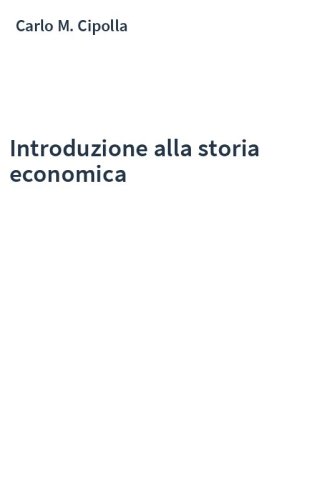 Introduzione alla storia economica