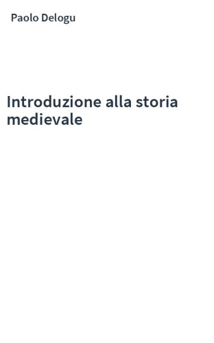Introduzione alla storia medievale