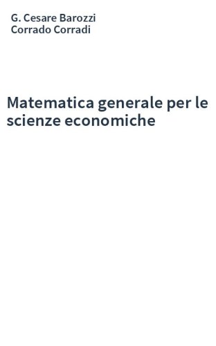 Matematica generale per le scienze economiche